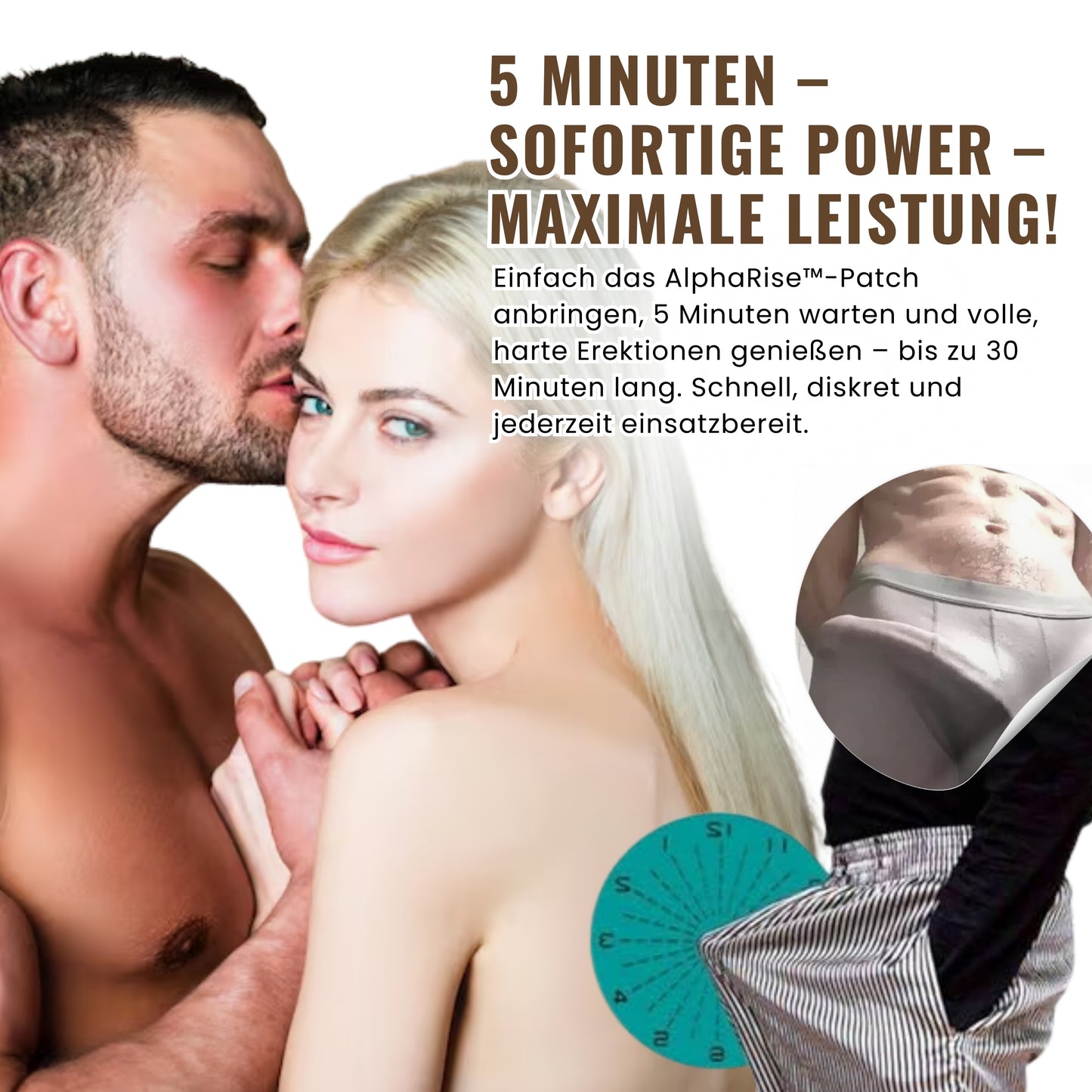 AlphaRise™ | Erektion Stimulation Pflaster