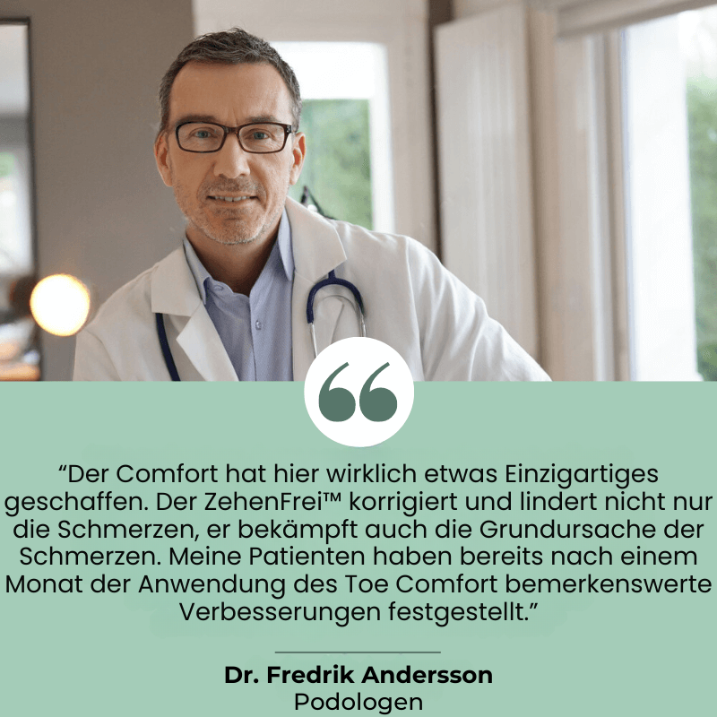 ZehenFrei™ | Lindern Sie jahrelange Ballenzehen bei täglicher Anwendung in nur 30 Minuten!