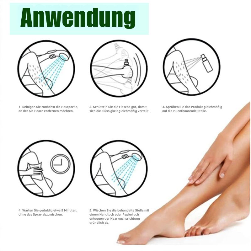 HaarWeg™ | Haarentfernungs-Spray