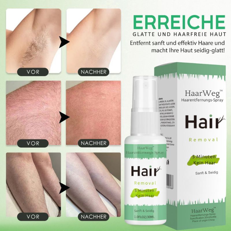 HaarWeg™ | Haarentfernungs-Spray