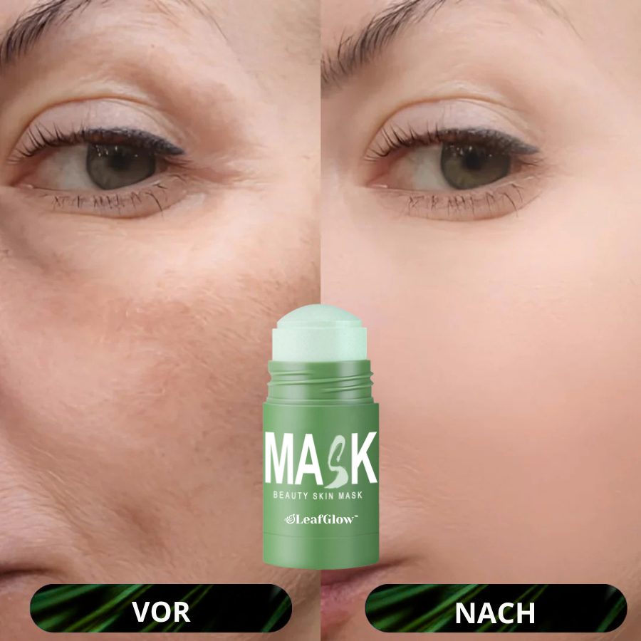 LeafGlow™ Grüntee-Maske