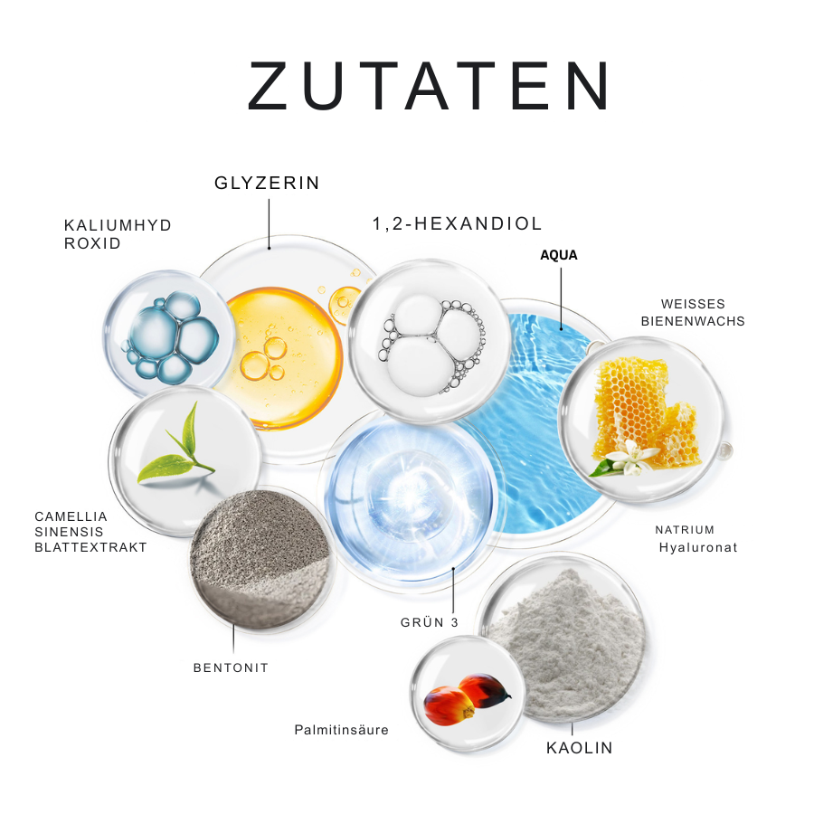 LeafGlow™ Grüntee-Maske