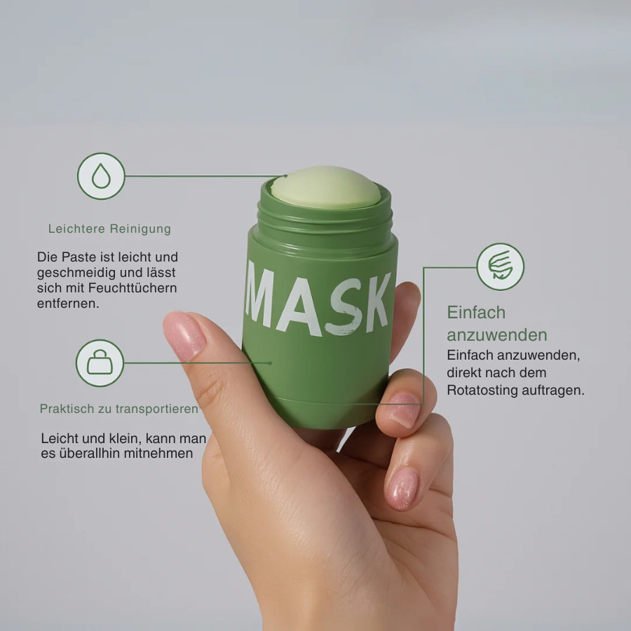 LeafGlow™ Grüntee-Maske