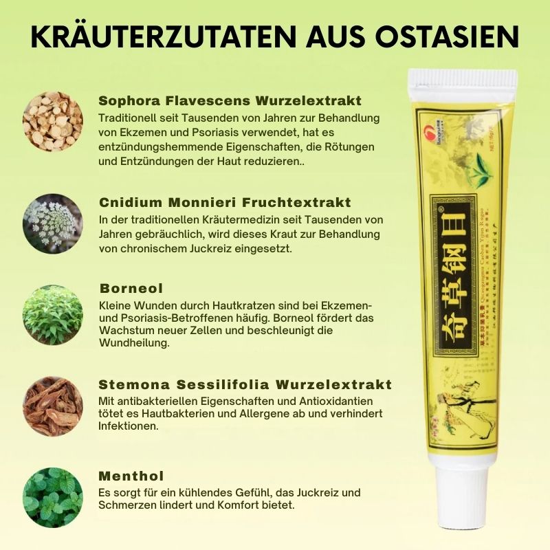 HerbaKur™ | Ekzem & Psoriasis Kräutercreme