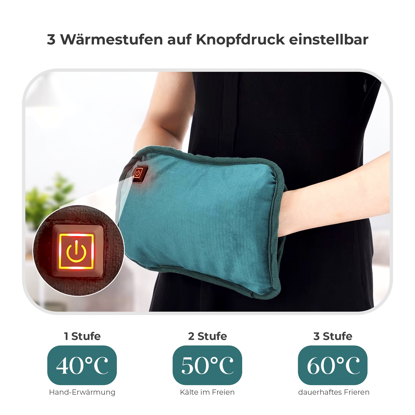 HeatEase™ | Schnelle Wärme auf Knopfdruck – für dein stressfreies Wohlfühlerlebnis!