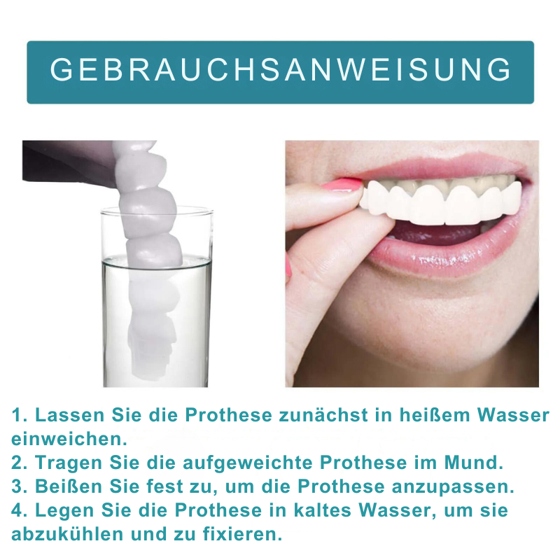 ZahnPflege™ | Lächeln Sie ohne Sorgen in nur 1 Sekunde!