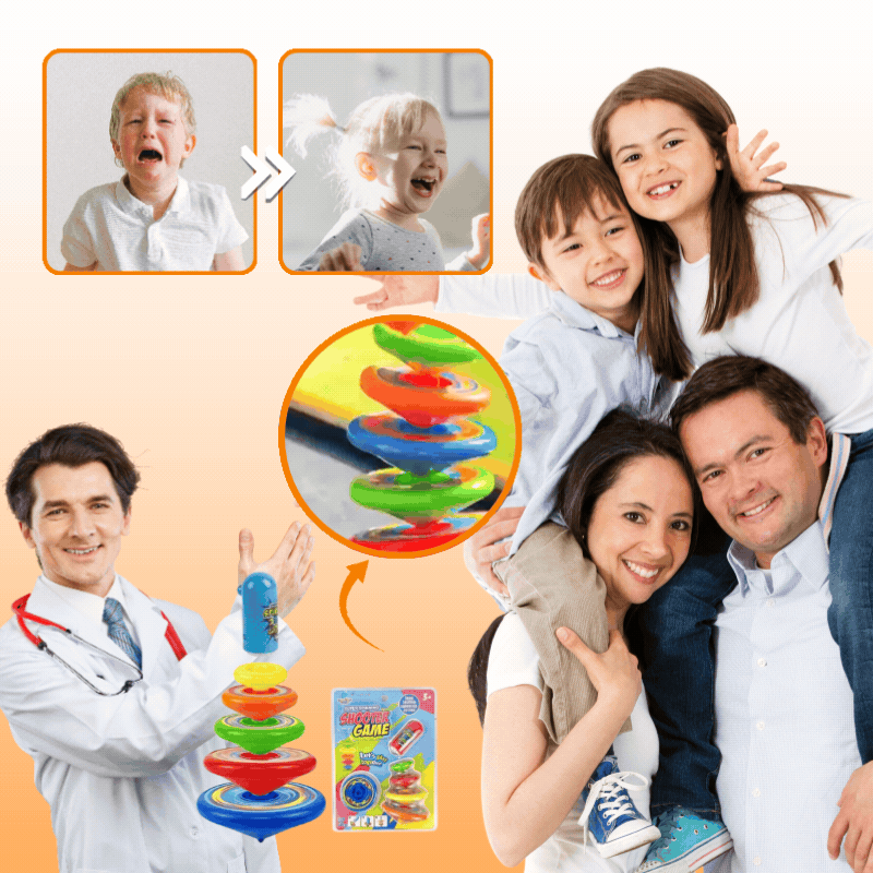 TwirlGriff™ | Ergonomisches Stapelkreisel-Set