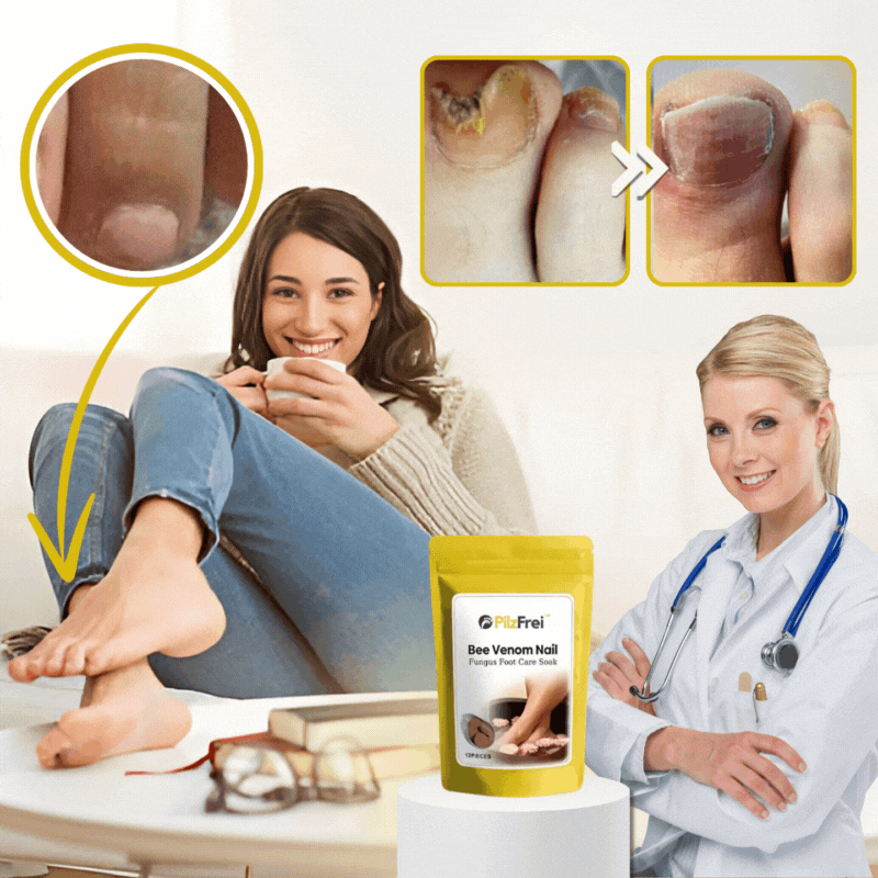 PilzFrei™ | Bienengift-Nagelpilz-Fußpflege einweichen