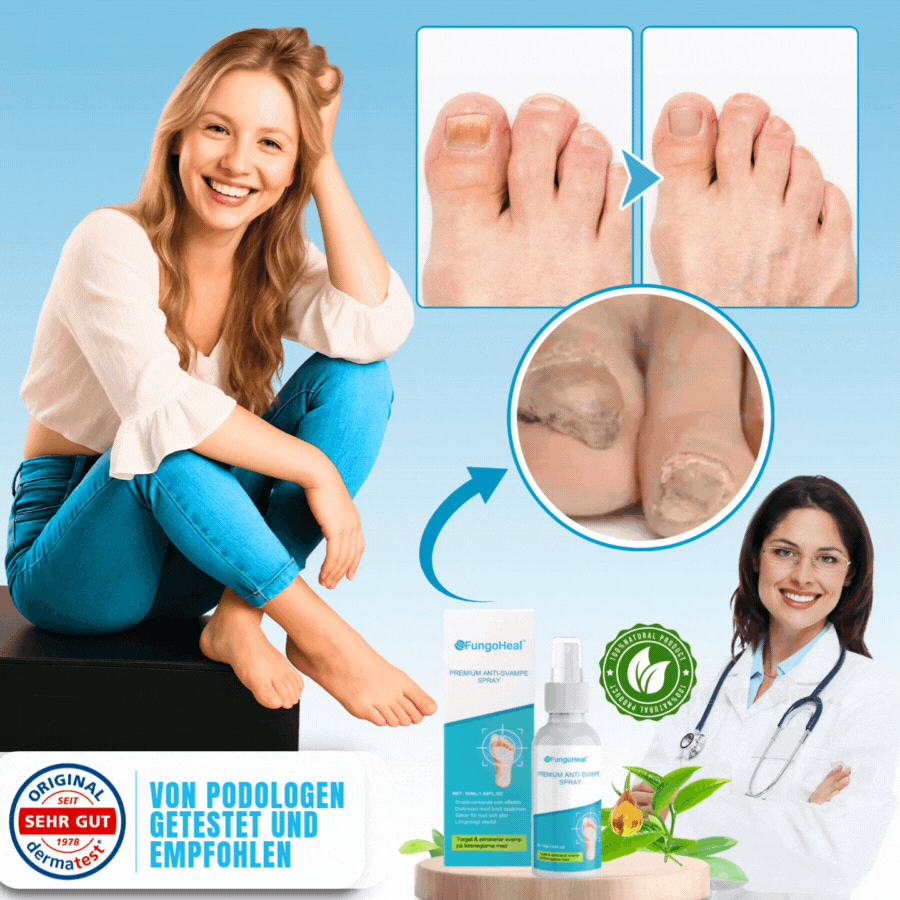FungoHeal™ | Hochwertiges Antipilz-Spray
