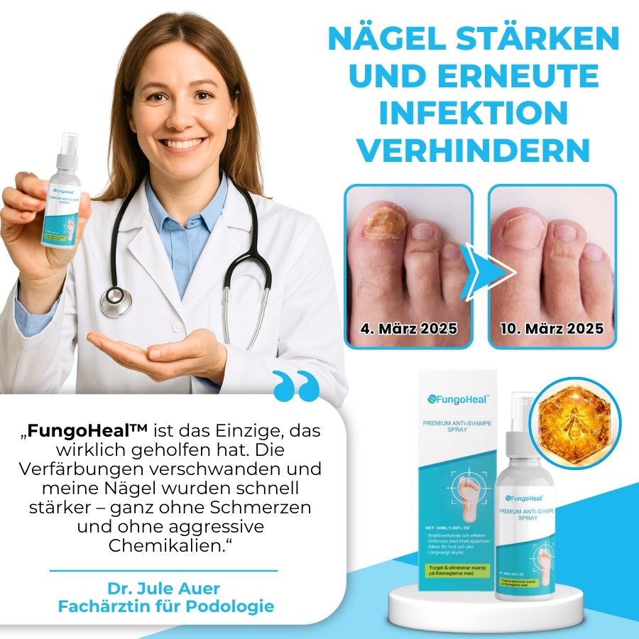 FungoHeal™ | Hochwertiges Antipilz-Spray