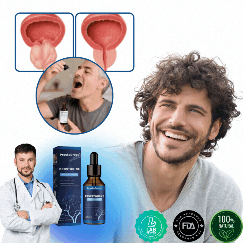 Prostadrops™ | Trinkbare Tropfen zur Unterstützung der Prostatafunktion