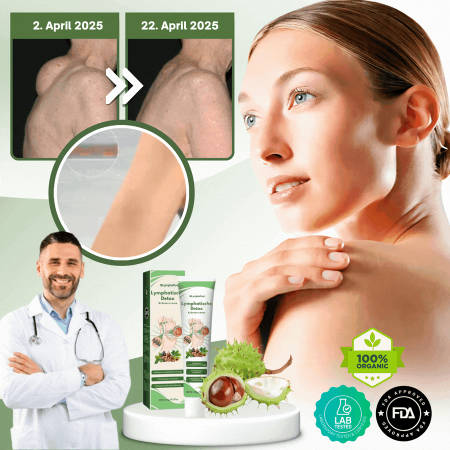 LymphoPure™  | Lymphatische Detox-Kräutercreme