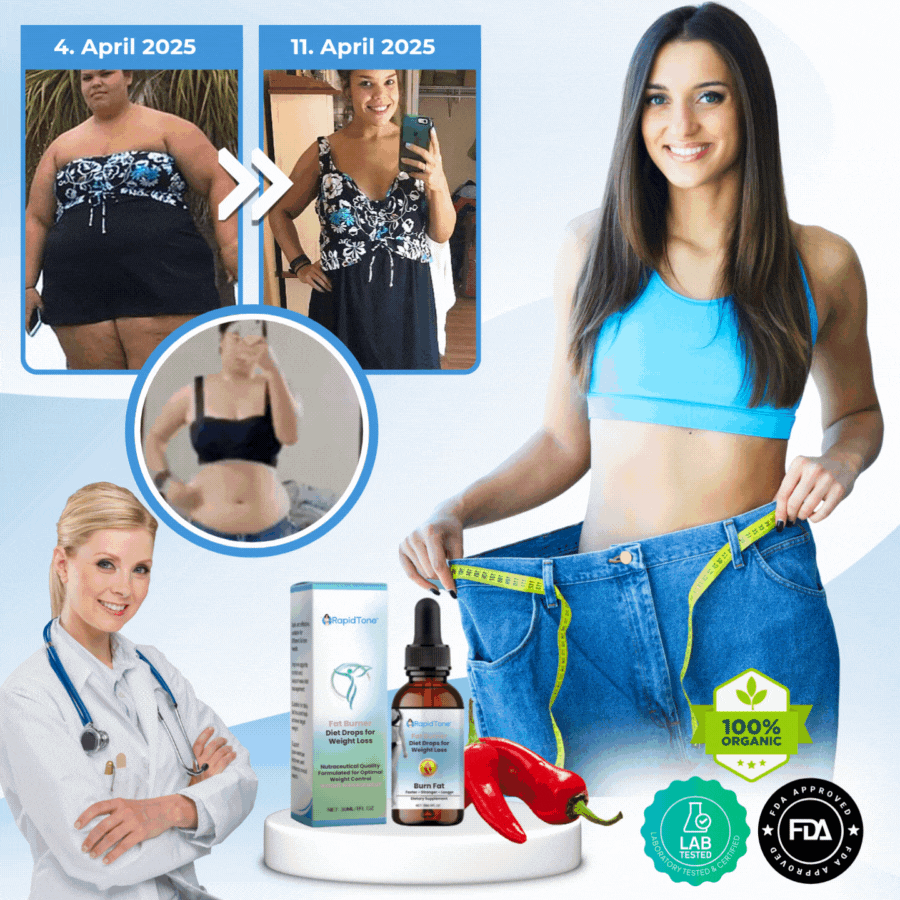 RapidTone™ | Fettverbrennende Diättropfen zur Gewichtsreduktion