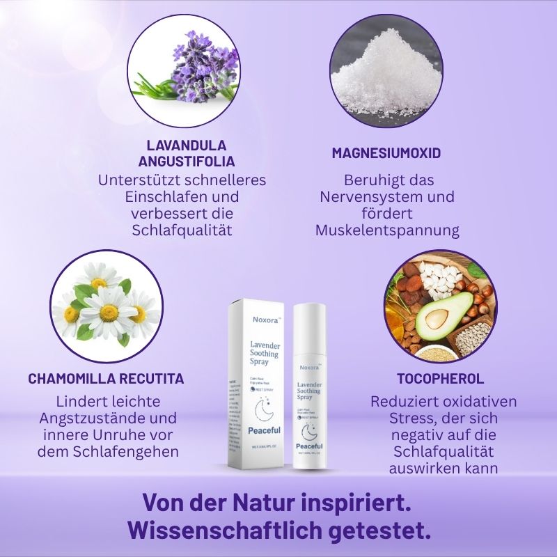 Noxora™ | Natürliches Schlafspray ohne Melatonin