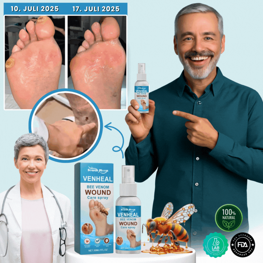 DiaCure™ | VenHeal Bienengift Diabetische Wundspray