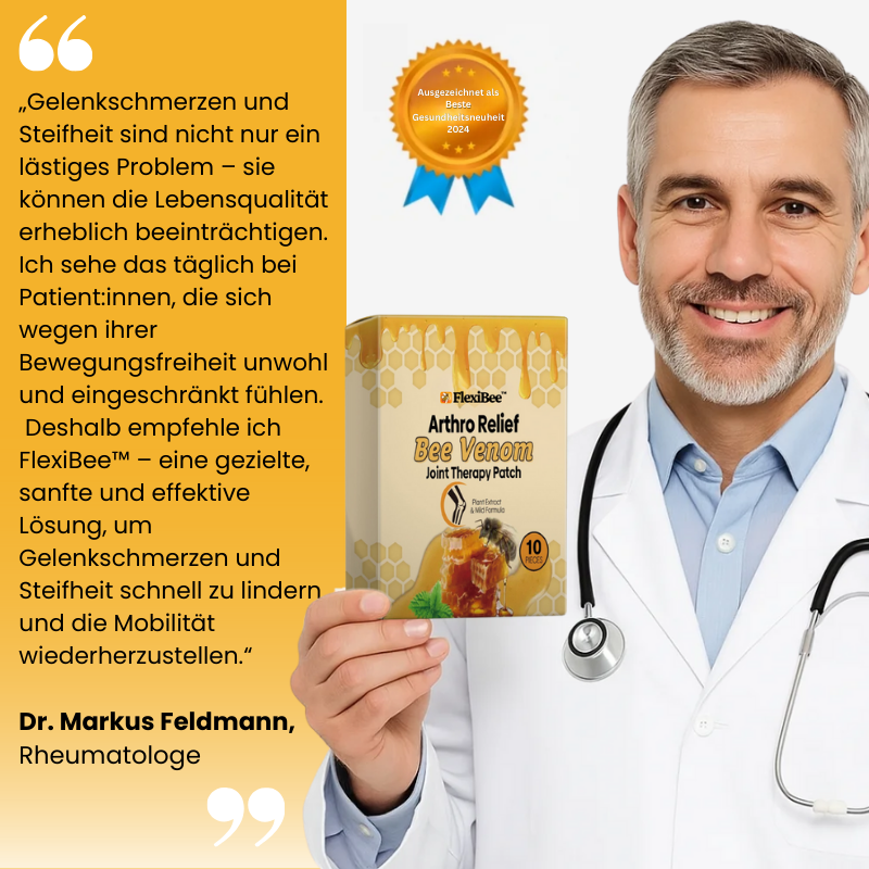 FlexiBee™ | Bienenvenom-Therapie-Pflaster