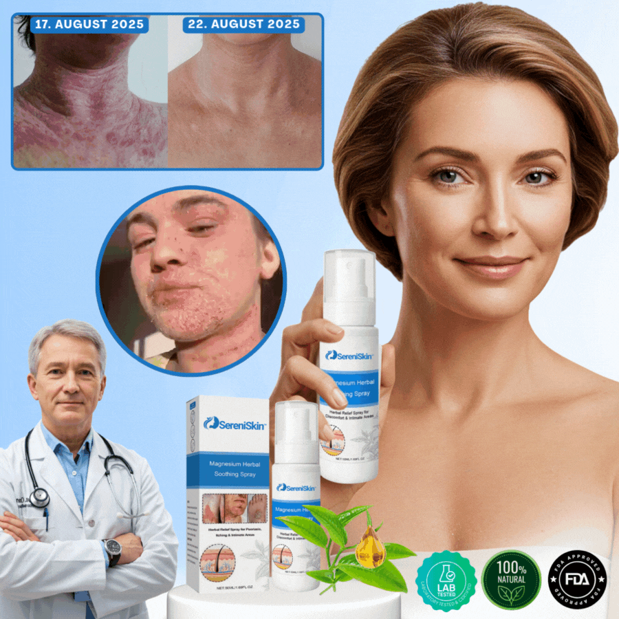 SereniSkin™ | Magnesium Kräuter Beruhigungs-Spray