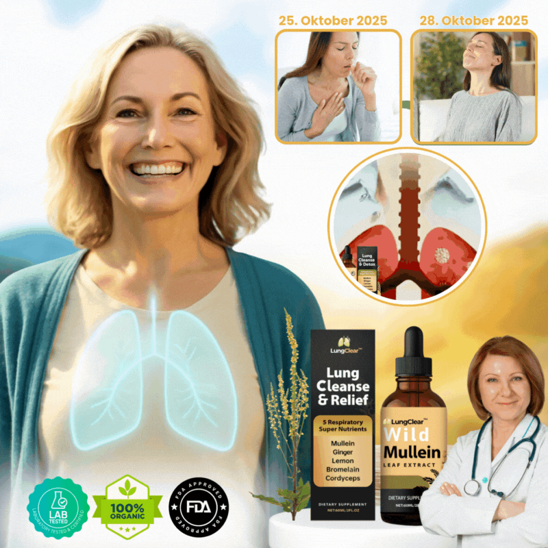 LungClear™ | Ergänzung zur Unterstützung der Lungenfunktion