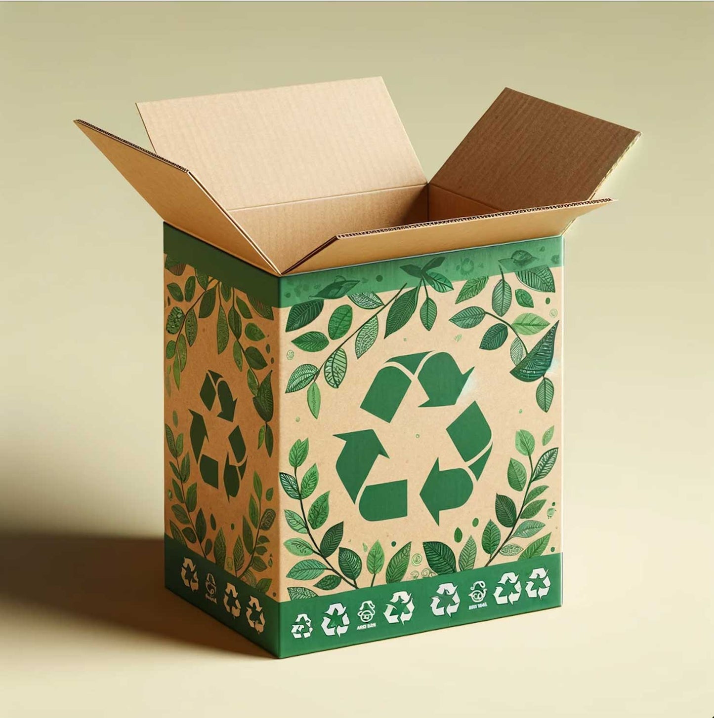Umweltfreundliche Verpackung (recyceltes Material)