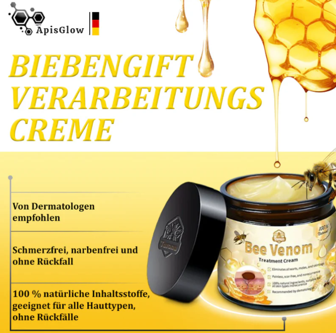 Dermatest-Zertifizierung | ApisGlow™ Bienengift-Hautcreme Bienengift-Hautcreme (BfArM empfohlen) (LETZTER TAG 70% RABATT)