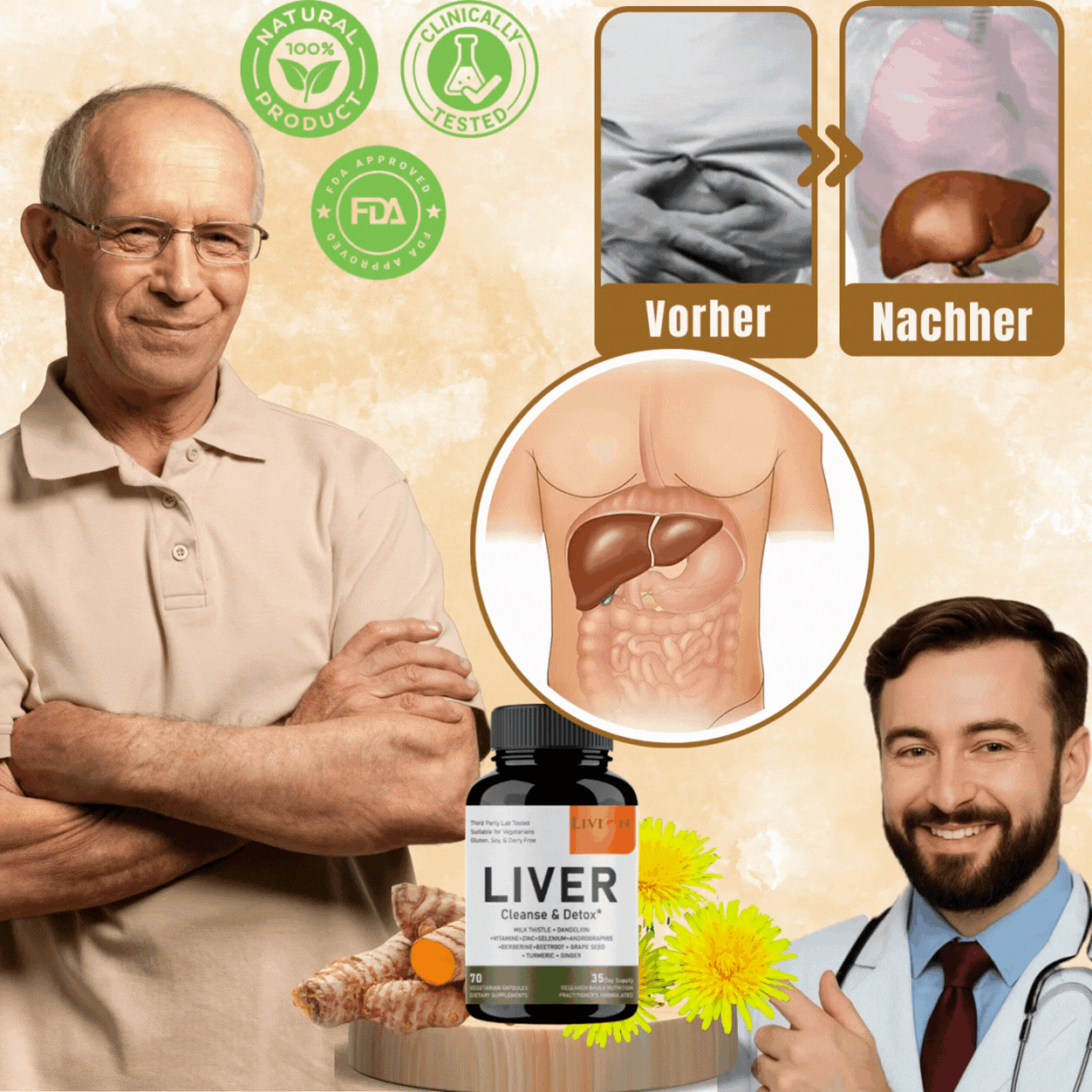 Livion™ | Entferne 95% der Toxine und stelle die Lebergesundheit!