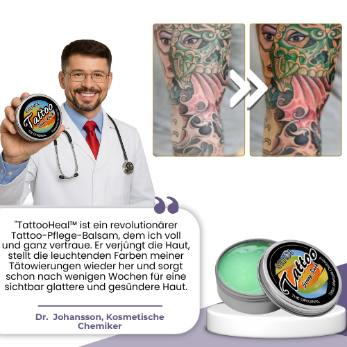 TattoHeal™ | Verblasste Tattoos sofort wieder zum Leben erwecken!