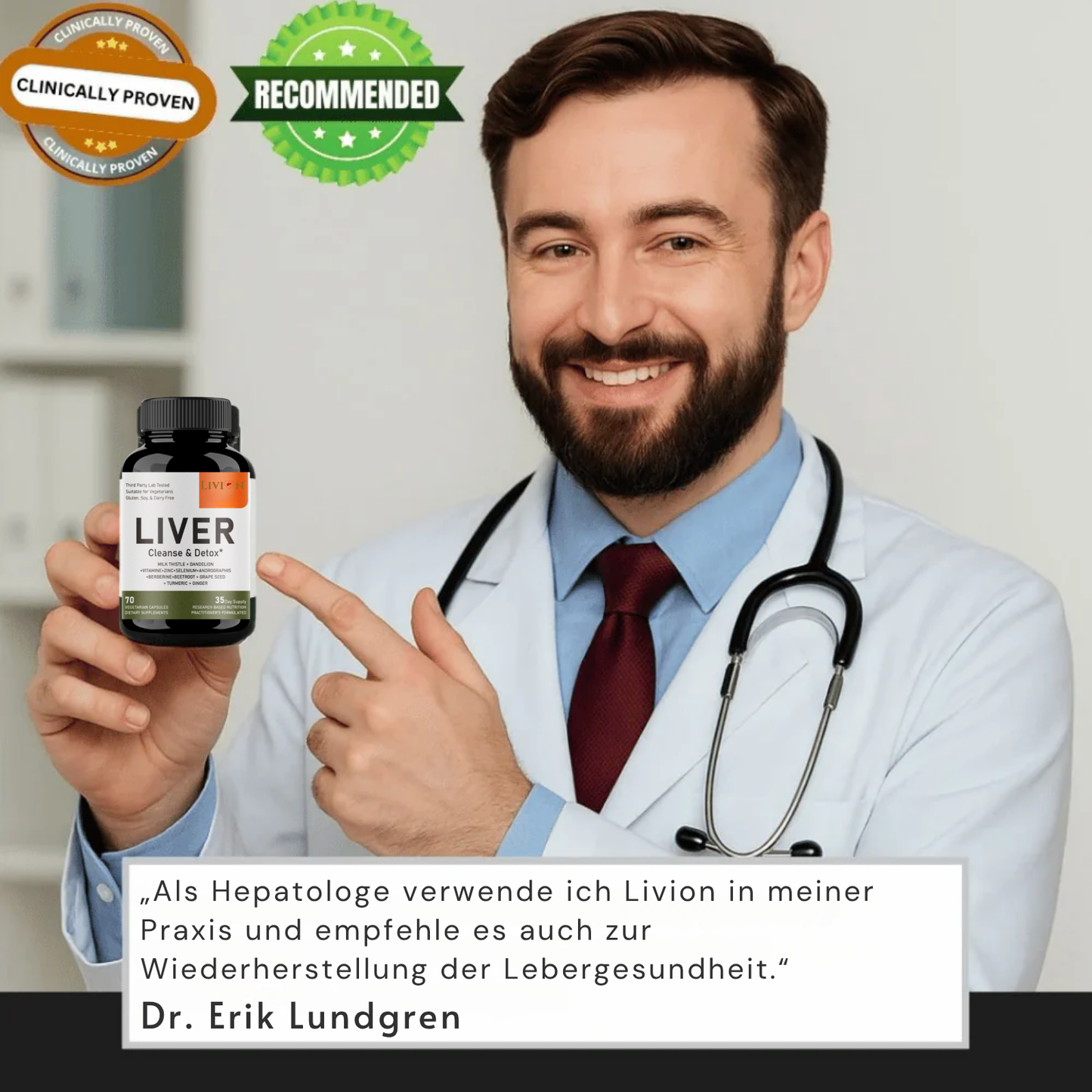 Livion™ | Entferne 95% der Toxine und stelle die Lebergesundheit!