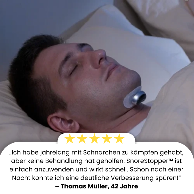 SnoreStopper™ | Beseitigen Sie Schnarchen