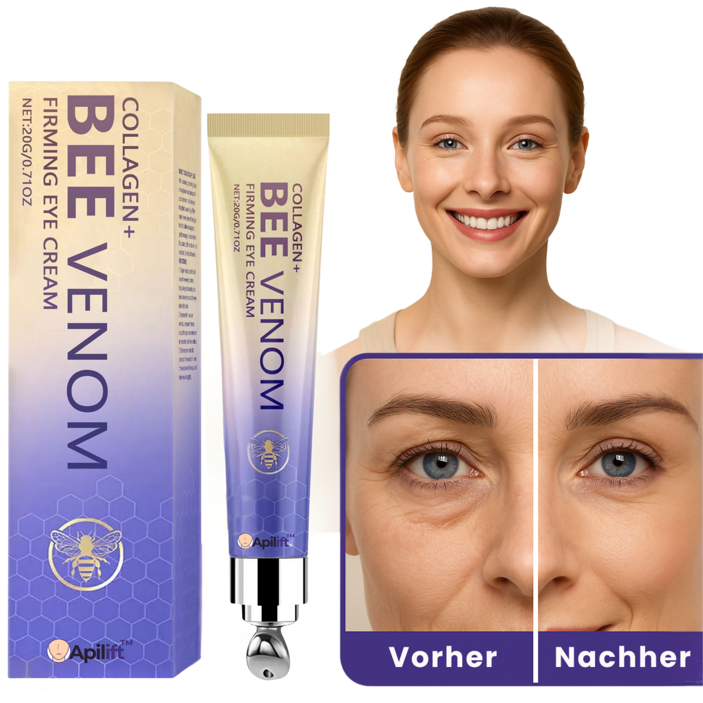 Apilift™ Anti-Aging Augencreme Straffere in 7 Tagen!