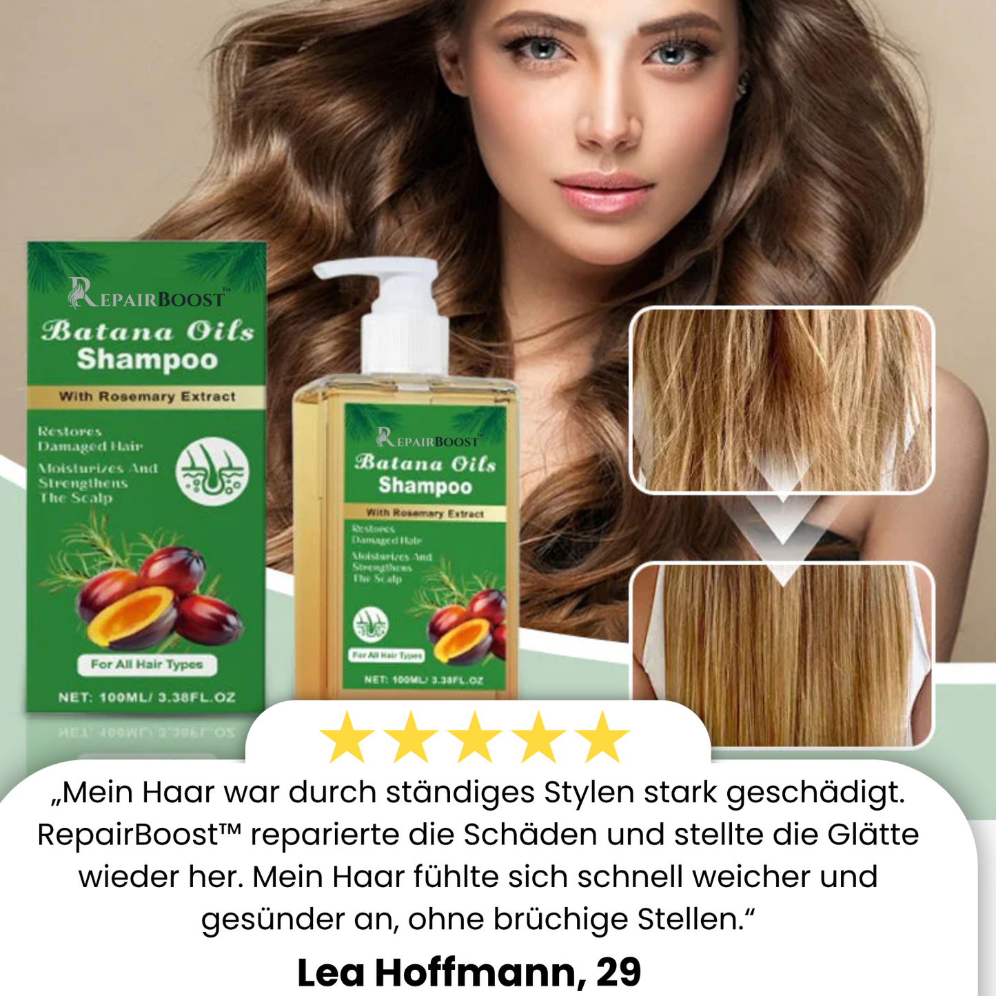 RepairBoost™ | Repariere Hitzeschäden in 7 Tagen!