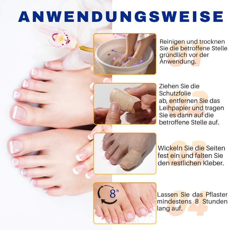 FungiPatch™ | Stellen Sie gesunde Nägel ganz einfach wieder her