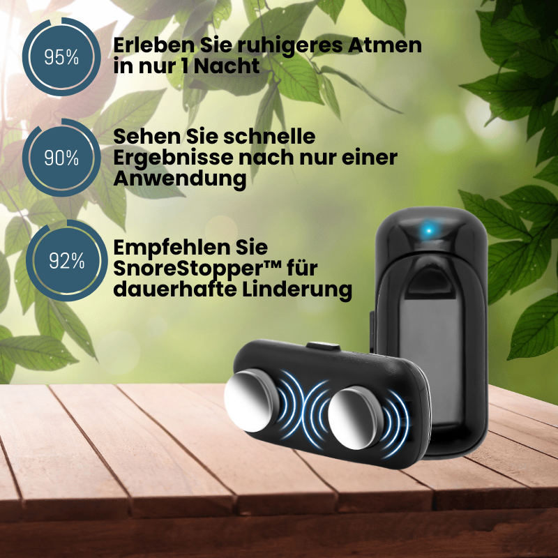 SnoreStopper™ | Beseitigen Sie Schnarchen