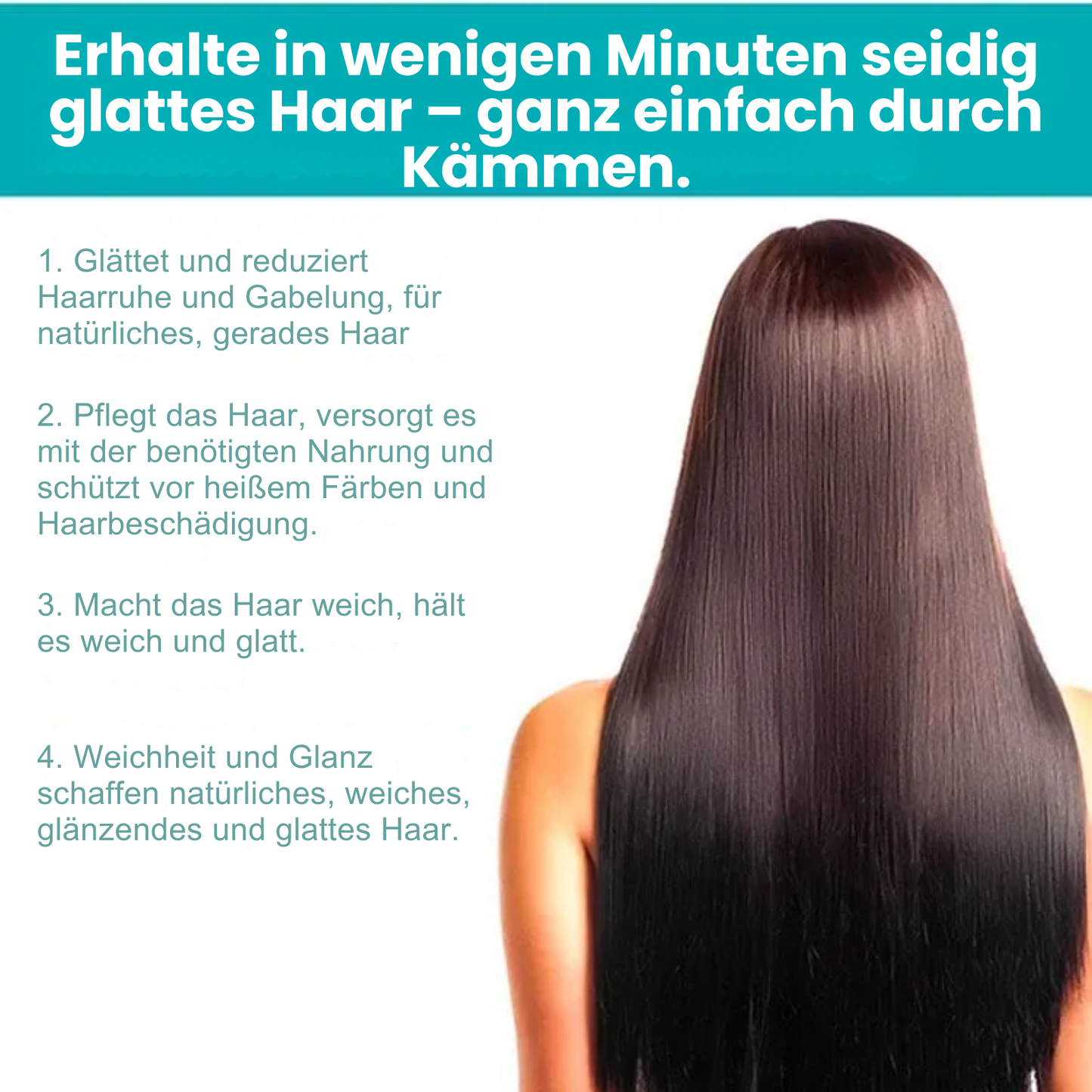 FrizzSilk™ | Hol dir in nur 3 Minuten 100% seidiges, frizzfreies Haar!