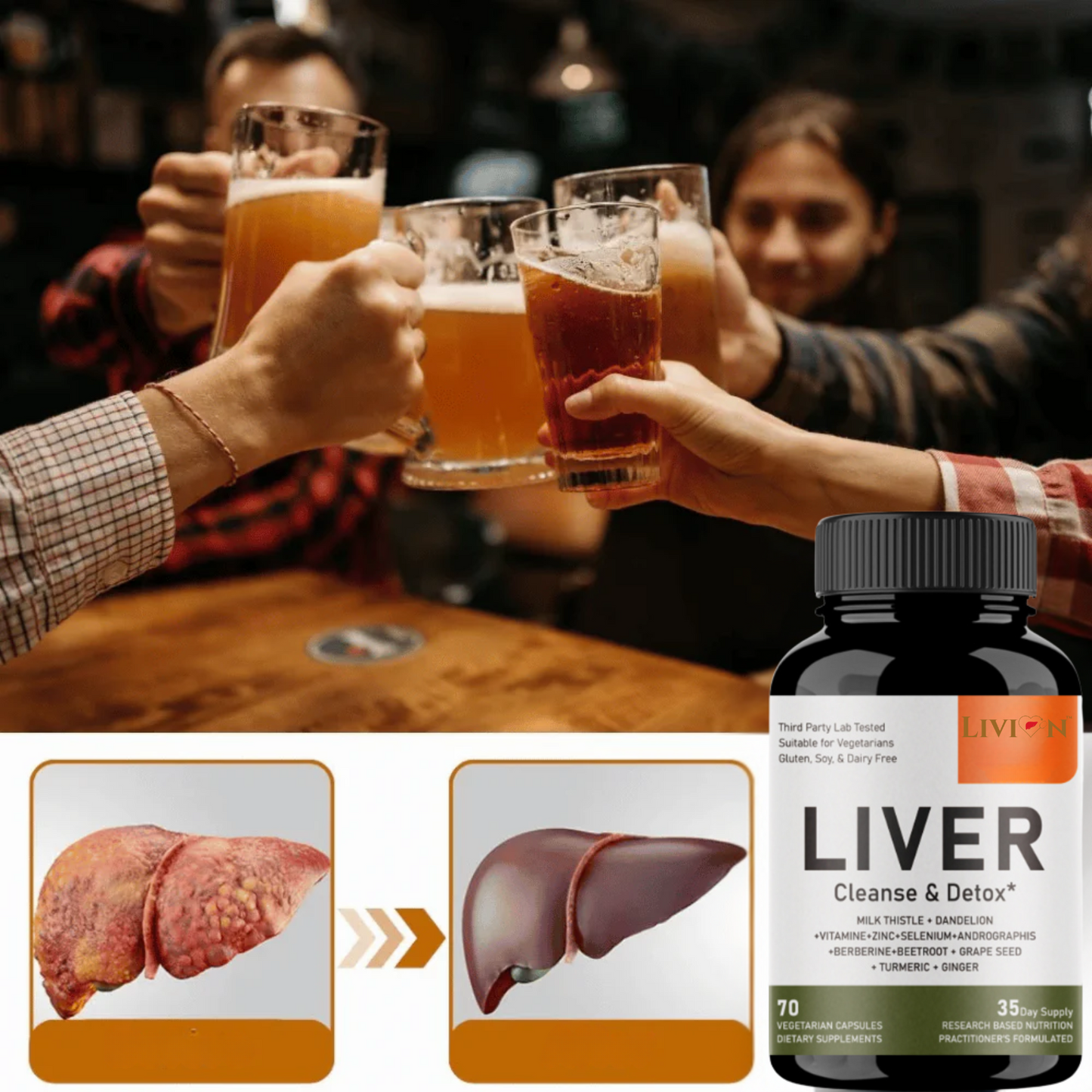 Livion™ | Entferne 95% der Toxine und stelle die Lebergesundheit!