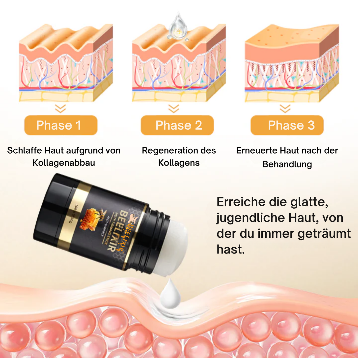 BeeLixir™ | Straffe und hebe deinen Hals in nur 15 Minuten!