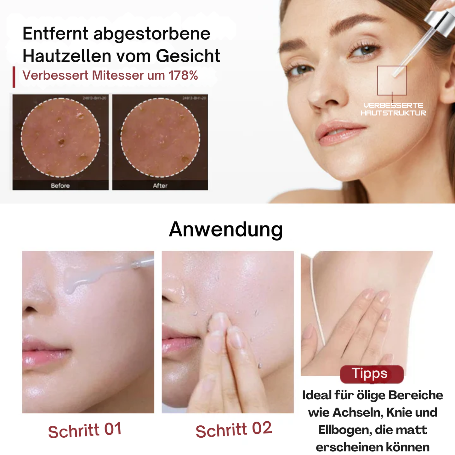 ExfoEssence™ | Erlebe frische, 95% glatte Haut sofort!