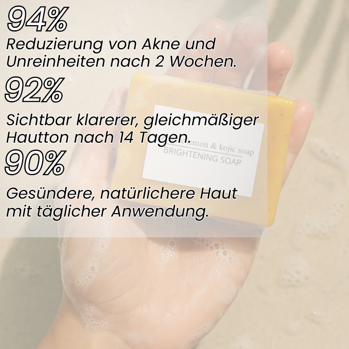 GlowSoap™ | makellose Haut beginnt jetzt – 95% glattere Haut!