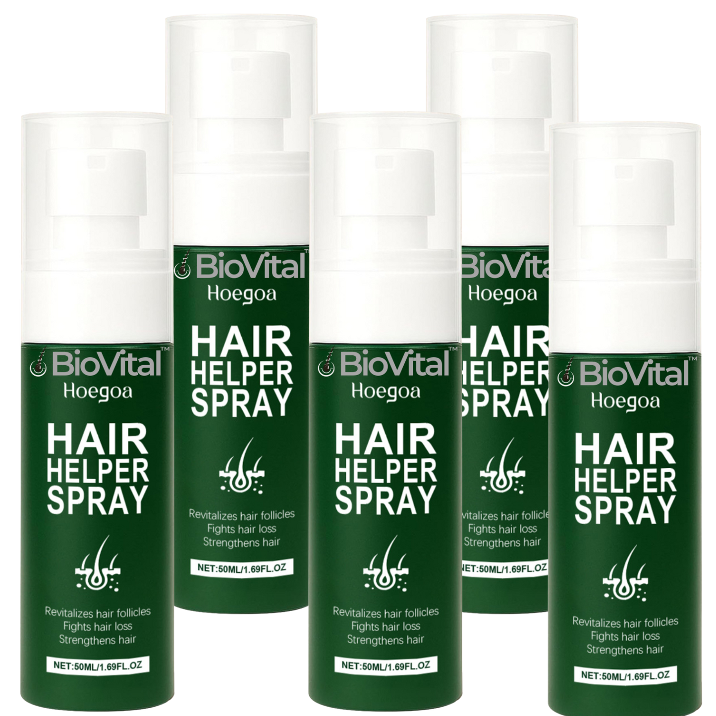 BioVital™ Haarwuchs-Spray | Volles, dickes Haar in 7 Tagen!
