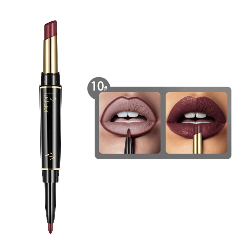 Pudaier® 2 in 1 Matte Lippenstift & Lipliner