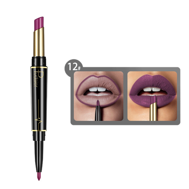 Pudaier® 2 in 1 Matte Lippenstift & Lipliner