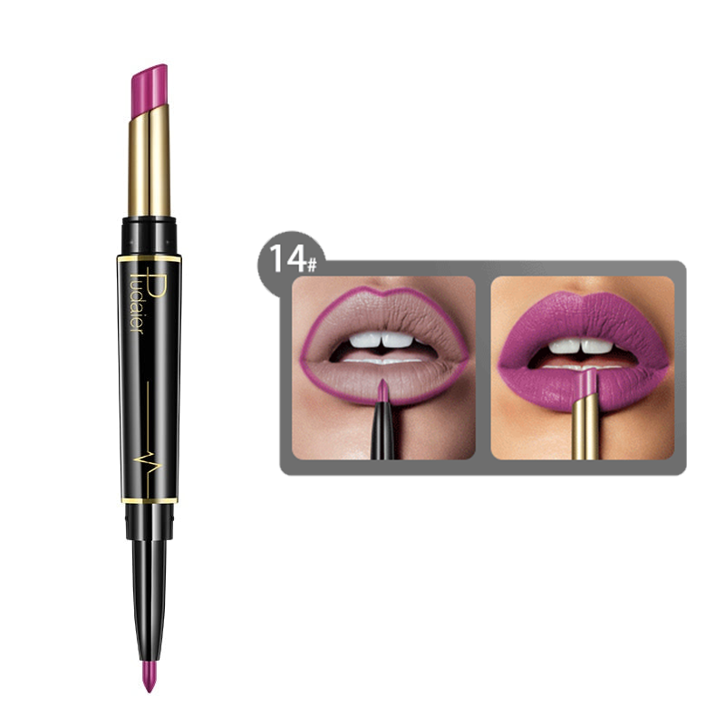 Pudaier® 2 in 1 Matte Lippenstift & Lipliner