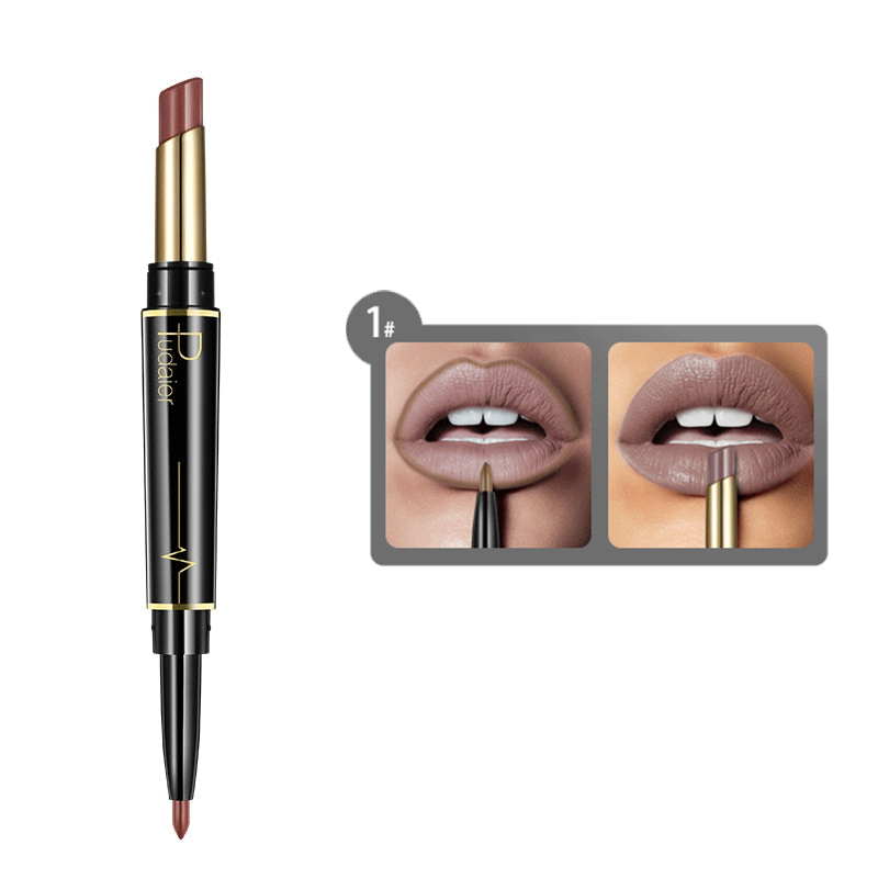 Pudaier® 2 in 1 Matte Lippenstift & Lipliner