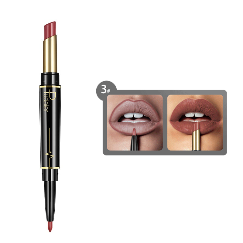 Pudaier® 2 in 1 Matte Lippenstift & Lipliner