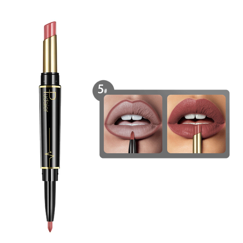 Pudaier® 2 in 1 Matte Lippenstift & Lipliner