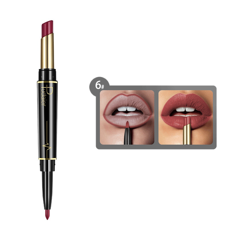 Pudaier® 2 in 1 Matte Lippenstift & Lipliner