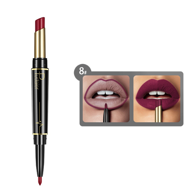 Pudaier® 2 in 1 Matte Lippenstift & Lipliner