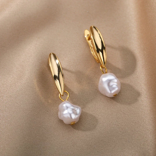 Vintage Barock Perlenohrring