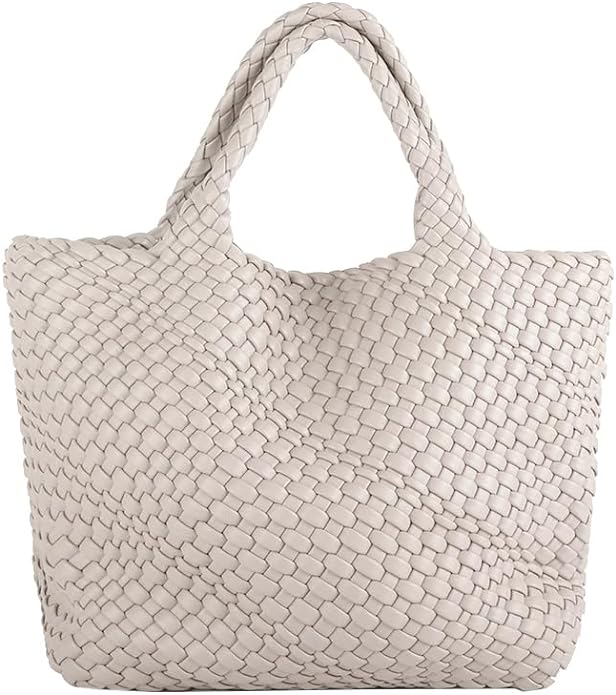 Boho | Tote Tasche aus gewebtem Leder