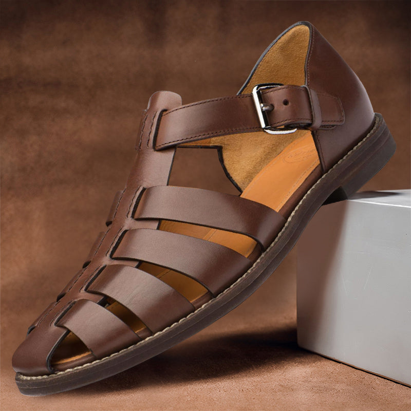 Caesar | Sandalen aus Leder