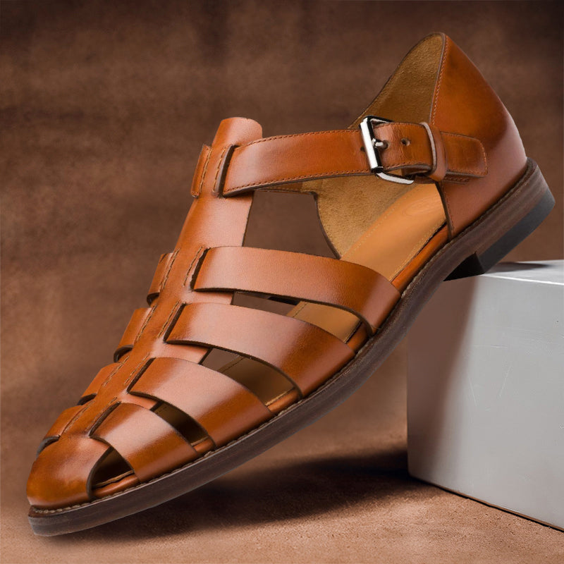 Caesar | Sandalen aus Leder